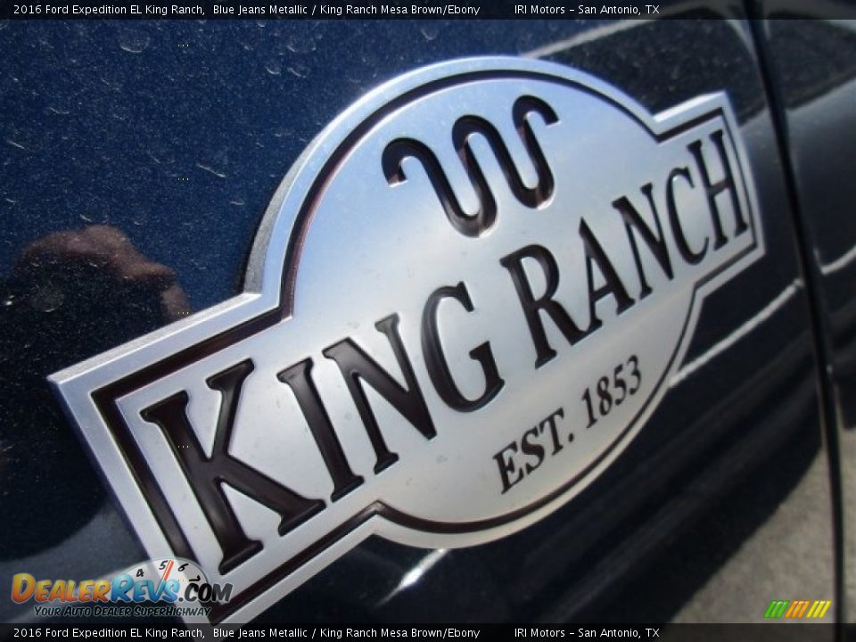 2016 Ford Expedition EL King Ranch Blue Jeans Metallic / King Ranch Mesa Brown/Ebony Photo #3