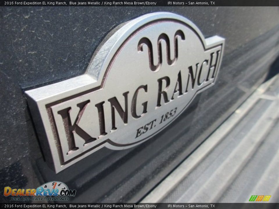 2016 Ford Expedition EL King Ranch Blue Jeans Metallic / King Ranch Mesa Brown/Ebony Photo #6