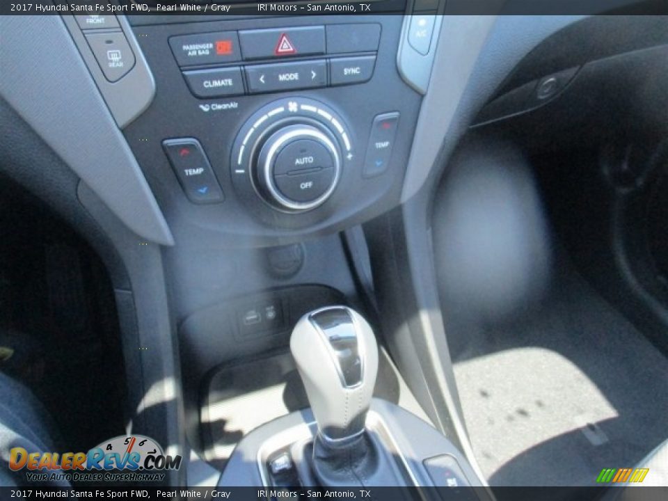 2017 Hyundai Santa Fe Sport FWD Pearl White / Gray Photo #20
