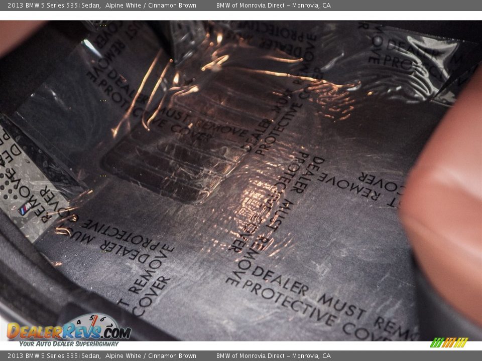 2013 BMW 5 Series 535i Sedan Alpine White / Cinnamon Brown Photo #18