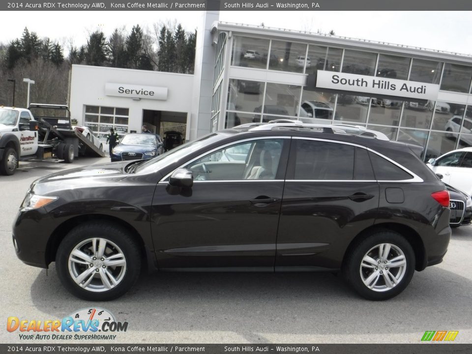 2014 Acura RDX Technology AWD Kona Coffee Metallic / Parchment Photo #2