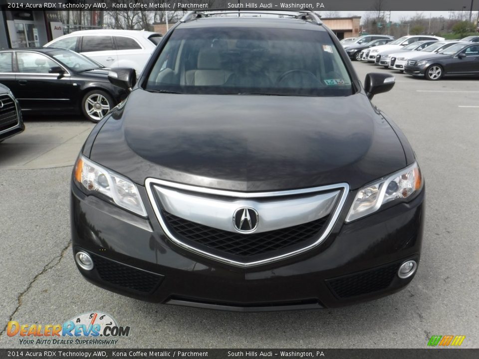 2014 Acura RDX Technology AWD Kona Coffee Metallic / Parchment Photo #6