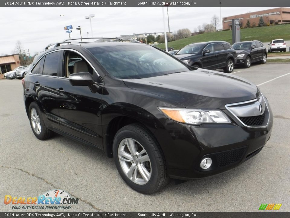 2014 Acura RDX Technology AWD Kona Coffee Metallic / Parchment Photo #7