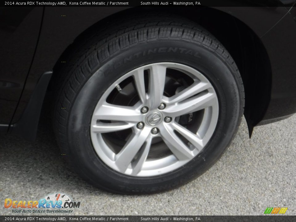 2014 Acura RDX Technology AWD Kona Coffee Metallic / Parchment Photo #9