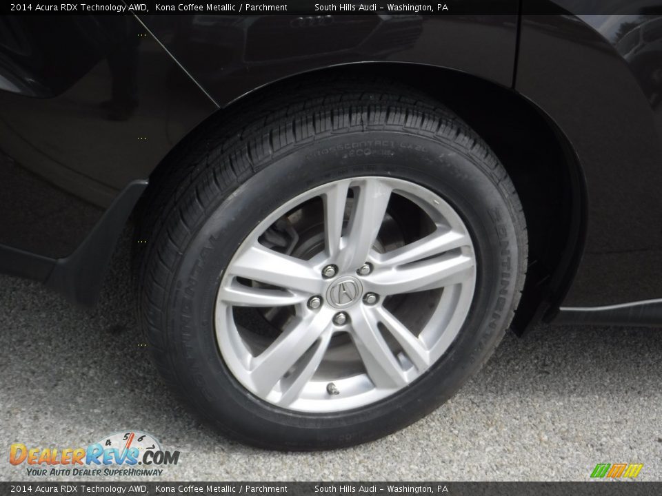 2014 Acura RDX Technology AWD Kona Coffee Metallic / Parchment Photo #10
