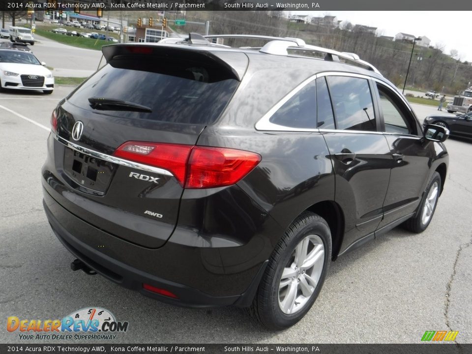 2014 Acura RDX Technology AWD Kona Coffee Metallic / Parchment Photo #11