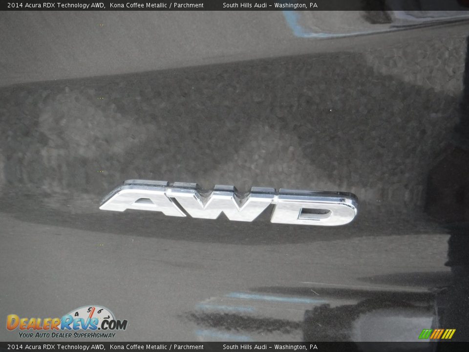 2014 Acura RDX Technology AWD Kona Coffee Metallic / Parchment Photo #12