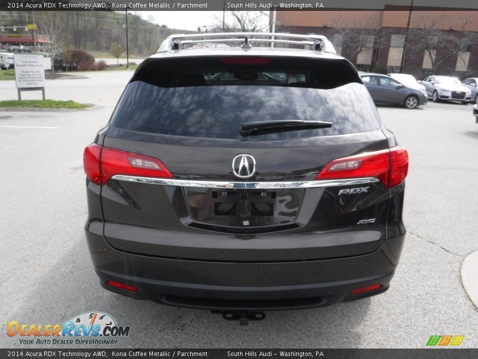 2014 Acura RDX Technology AWD Kona Coffee Metallic / Parchment Photo #13