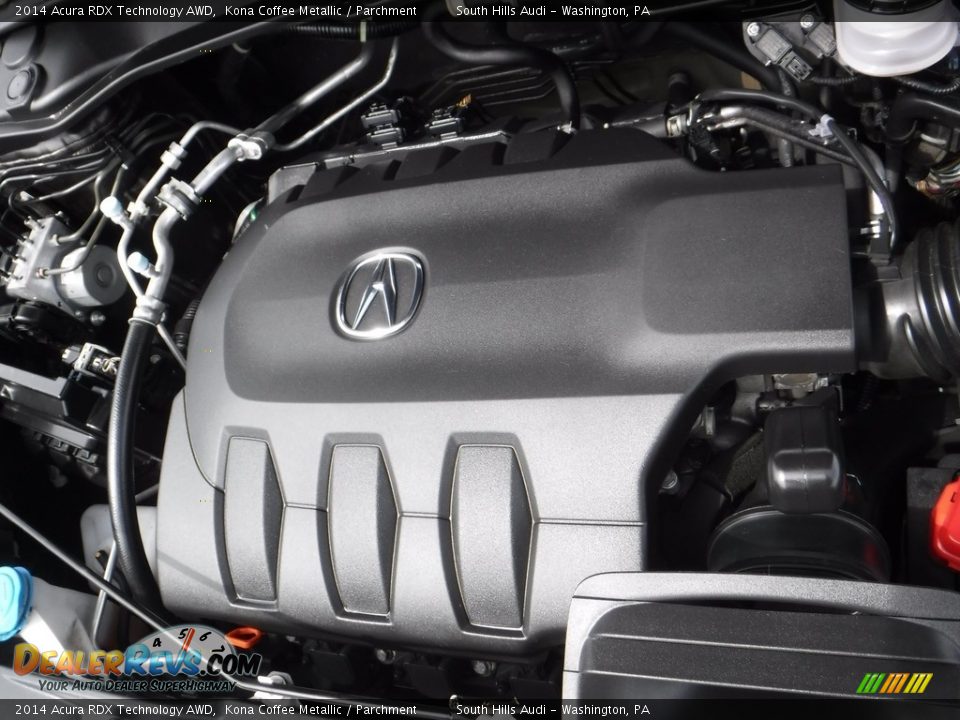 2014 Acura RDX Technology AWD Kona Coffee Metallic / Parchment Photo #17
