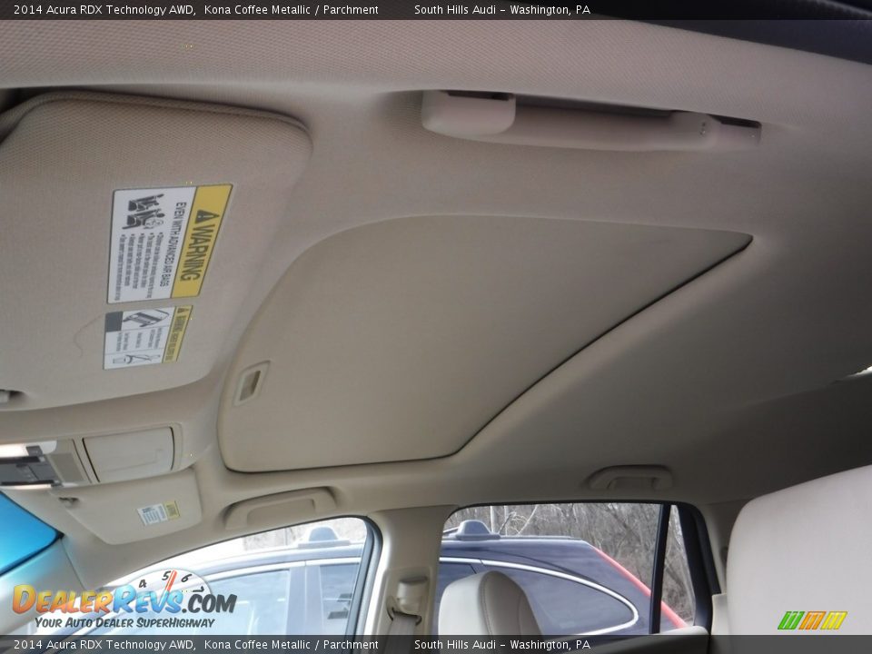 2014 Acura RDX Technology AWD Kona Coffee Metallic / Parchment Photo #18