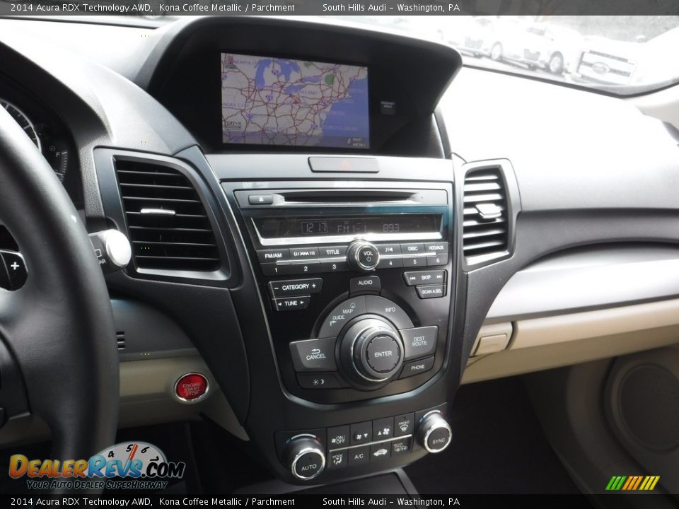 2014 Acura RDX Technology AWD Kona Coffee Metallic / Parchment Photo #24