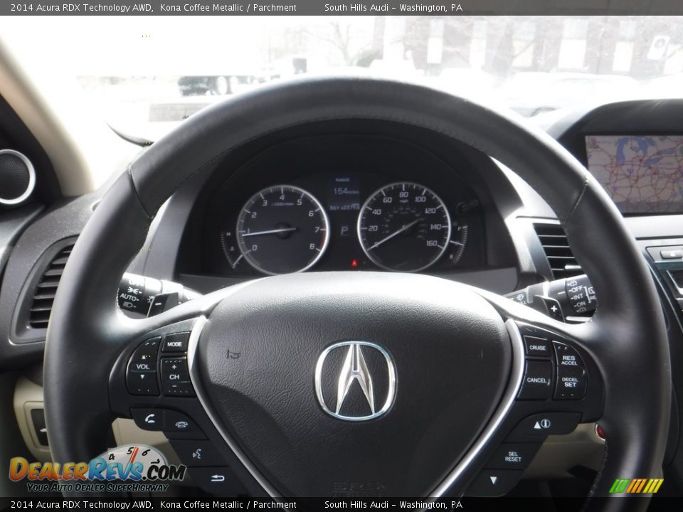 2014 Acura RDX Technology AWD Kona Coffee Metallic / Parchment Photo #31