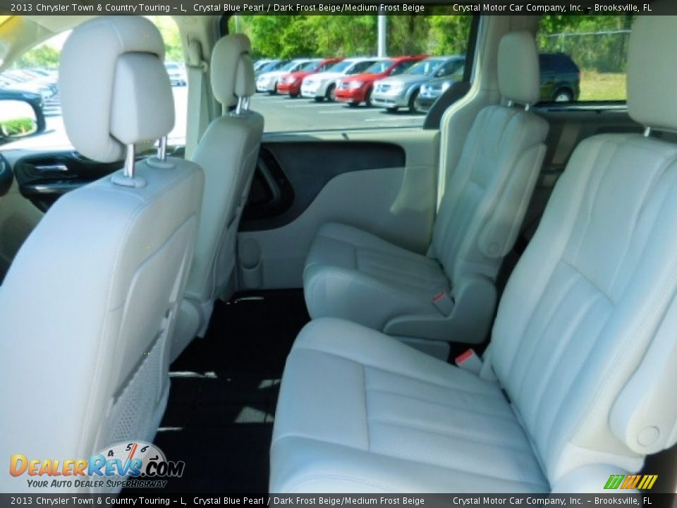 2013 Chrysler Town & Country Touring - L Crystal Blue Pearl / Dark Frost Beige/Medium Frost Beige Photo #5