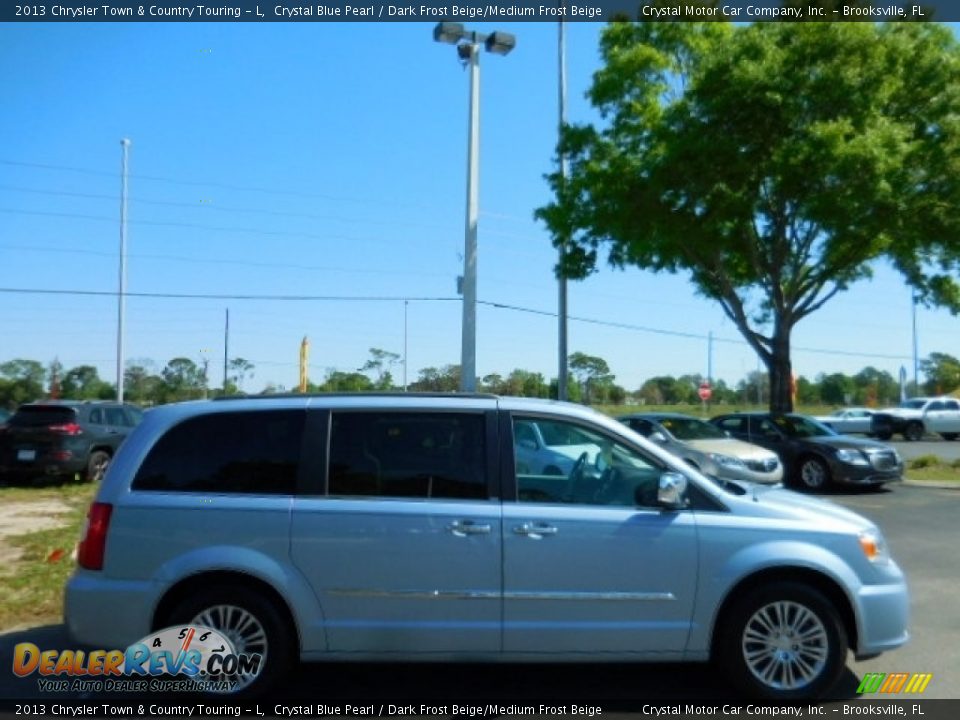 2013 Chrysler Town & Country Touring - L Crystal Blue Pearl / Dark Frost Beige/Medium Frost Beige Photo #12