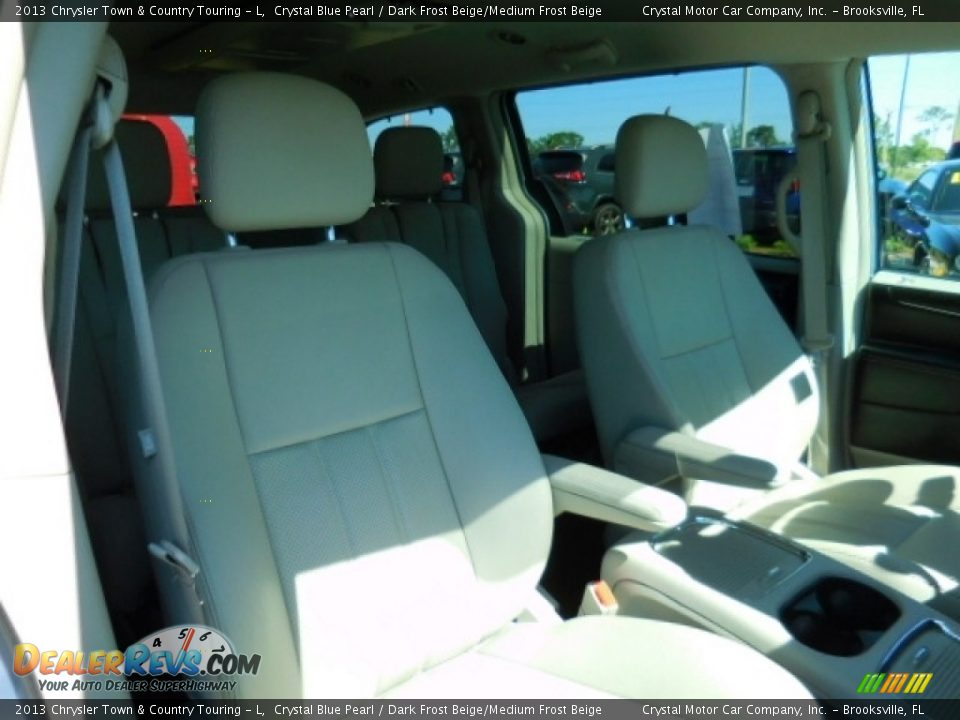 2013 Chrysler Town & Country Touring - L Crystal Blue Pearl / Dark Frost Beige/Medium Frost Beige Photo #15