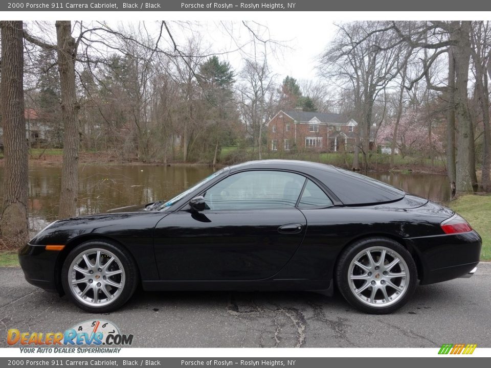 2000 Porsche 911 Carrera Cabriolet Black / Black Photo #3