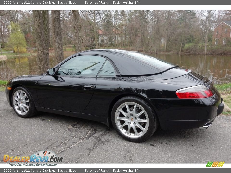 2000 Porsche 911 Carrera Cabriolet Black / Black Photo #4