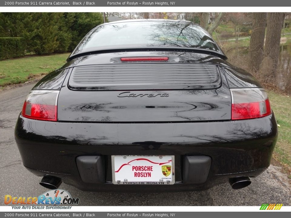 2000 Porsche 911 Carrera Cabriolet Black / Black Photo #5