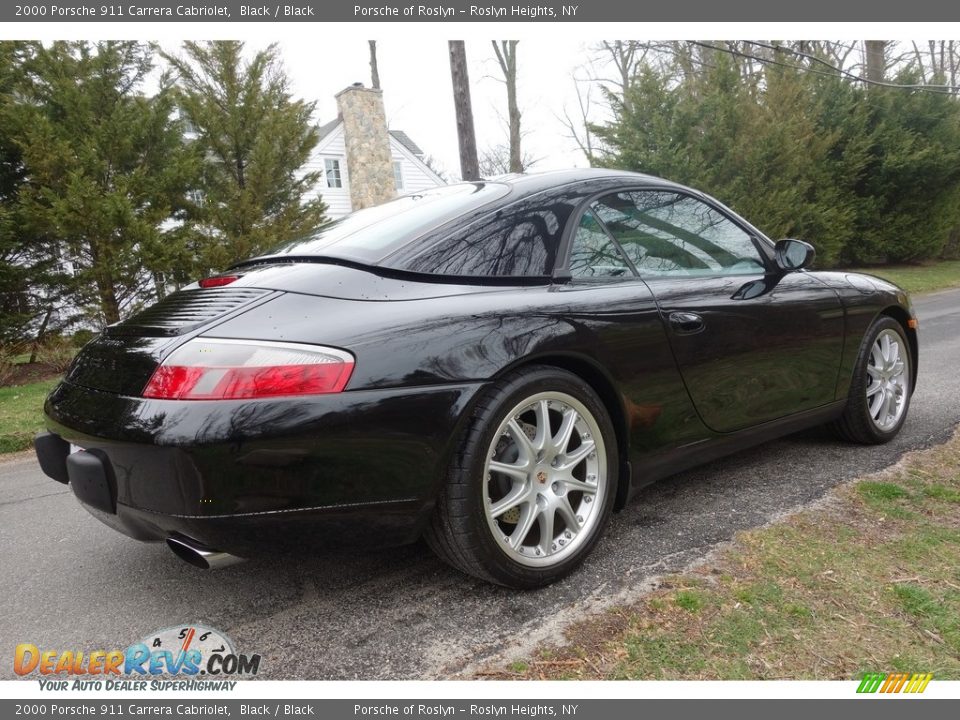 2000 Porsche 911 Carrera Cabriolet Black / Black Photo #6