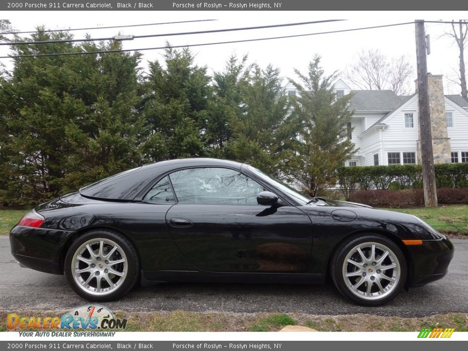 2000 Porsche 911 Carrera Cabriolet Black / Black Photo #7