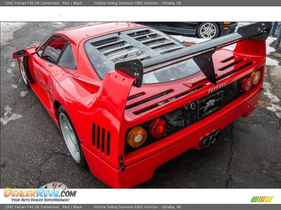 1992 Ferrari F40 LM Conversion Red / Black Photo #7