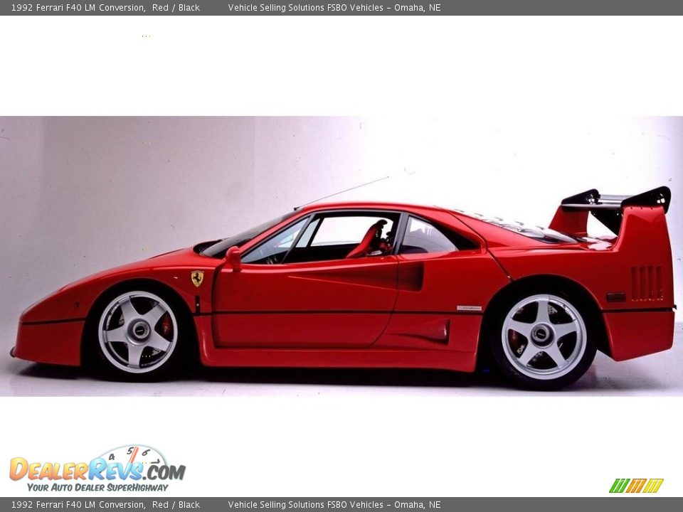 Red 1992 Ferrari F40 LM Conversion Photo #9