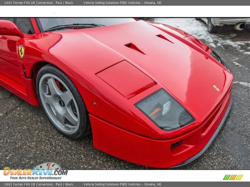 1992 Ferrari F40 LM Conversion Red / Black Photo #10