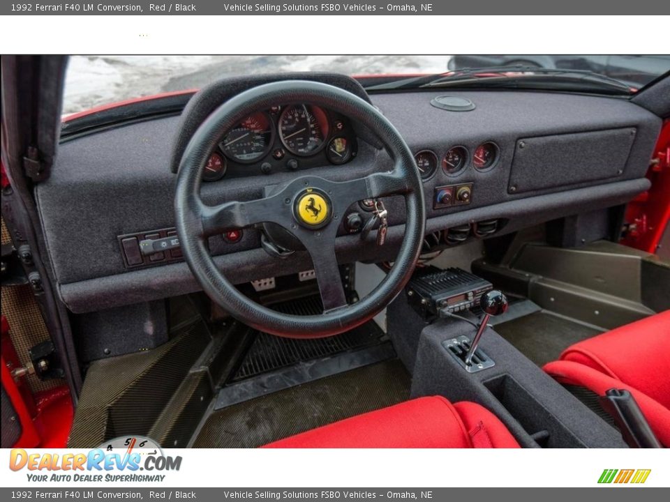 Dashboard of 1992 Ferrari F40 LM Conversion Photo #17