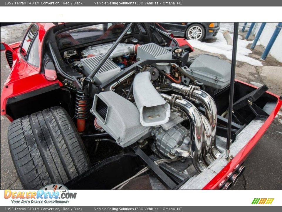 1992 Ferrari F40 LM Conversion 2.9 Liter Turbocharged DOHC 32-Valve V8 Engine Photo #29