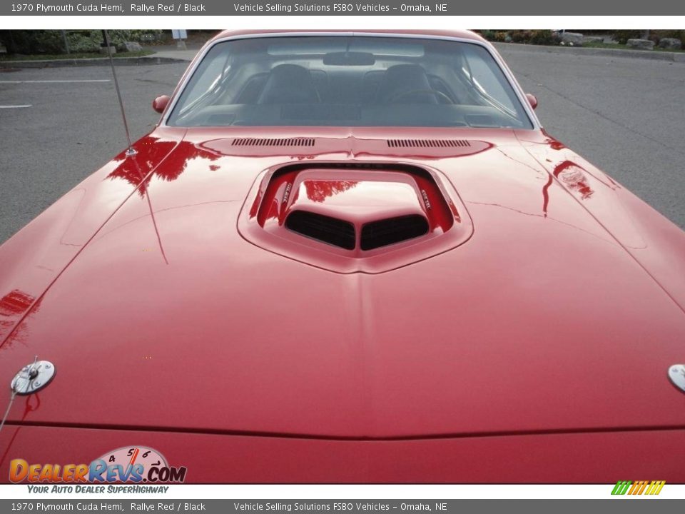 1970 Plymouth Cuda Hemi Rallye Red / Black Photo #5