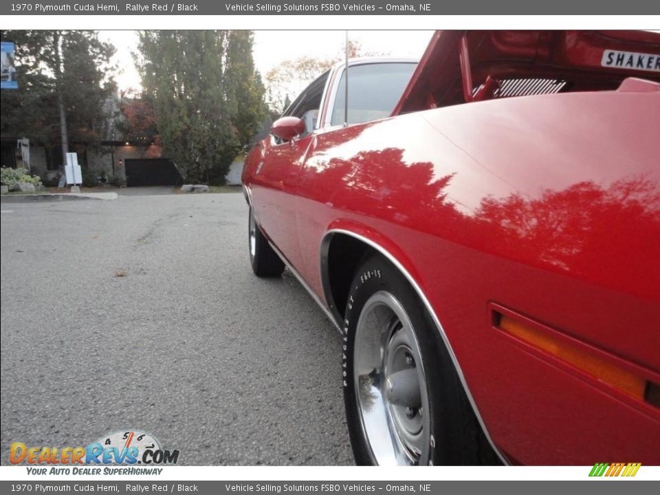 1970 Plymouth Cuda Hemi Rallye Red / Black Photo #8