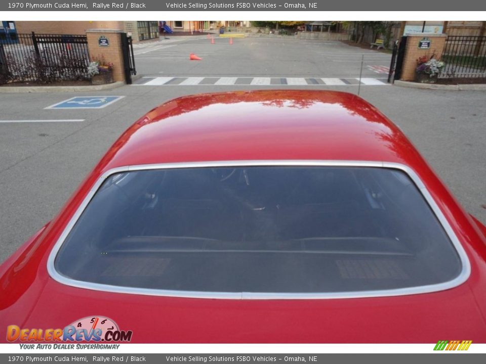 1970 Plymouth Cuda Hemi Rallye Red / Black Photo #11