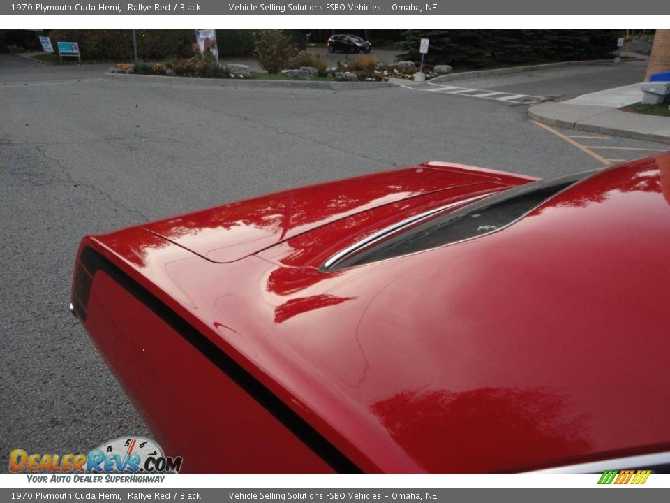 1970 Plymouth Cuda Hemi Rallye Red / Black Photo #12