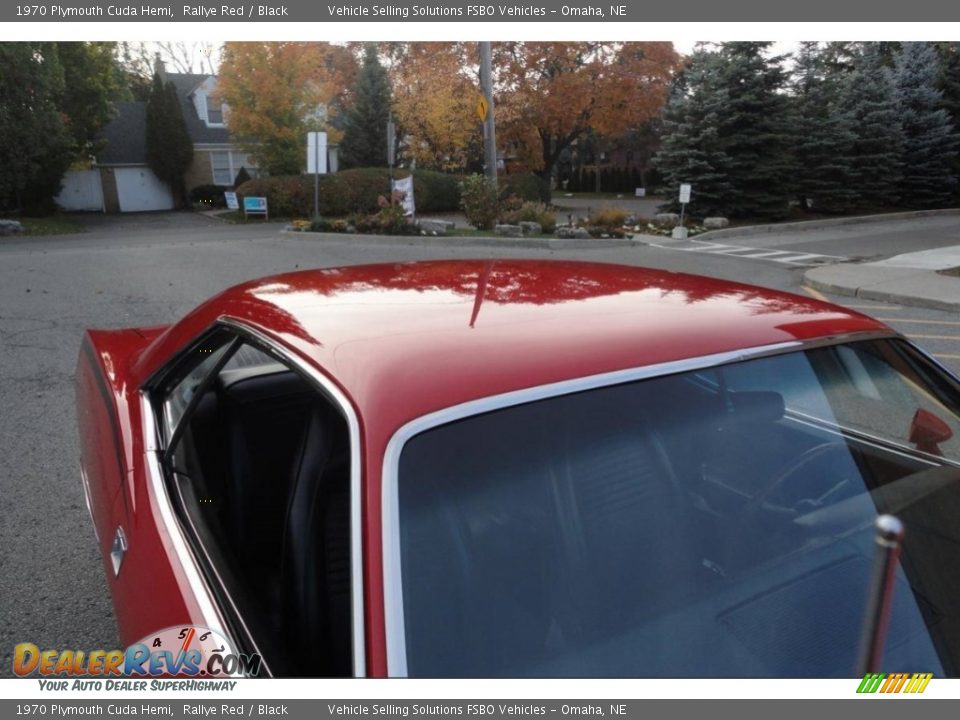 1970 Plymouth Cuda Hemi Rallye Red / Black Photo #15