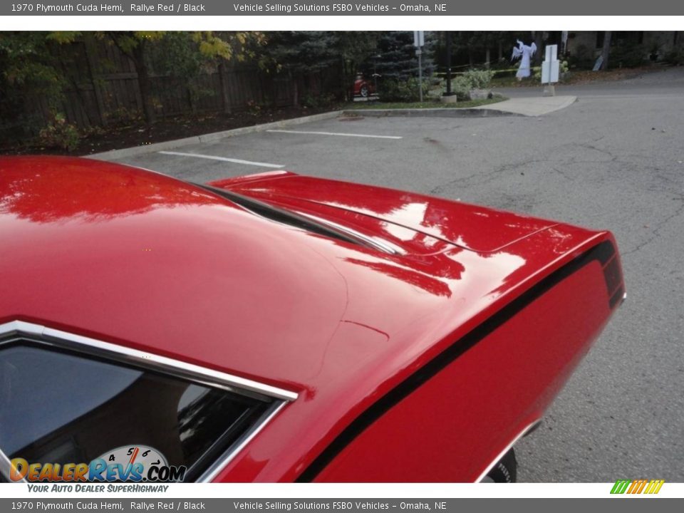 1970 Plymouth Cuda Hemi Rallye Red / Black Photo #16