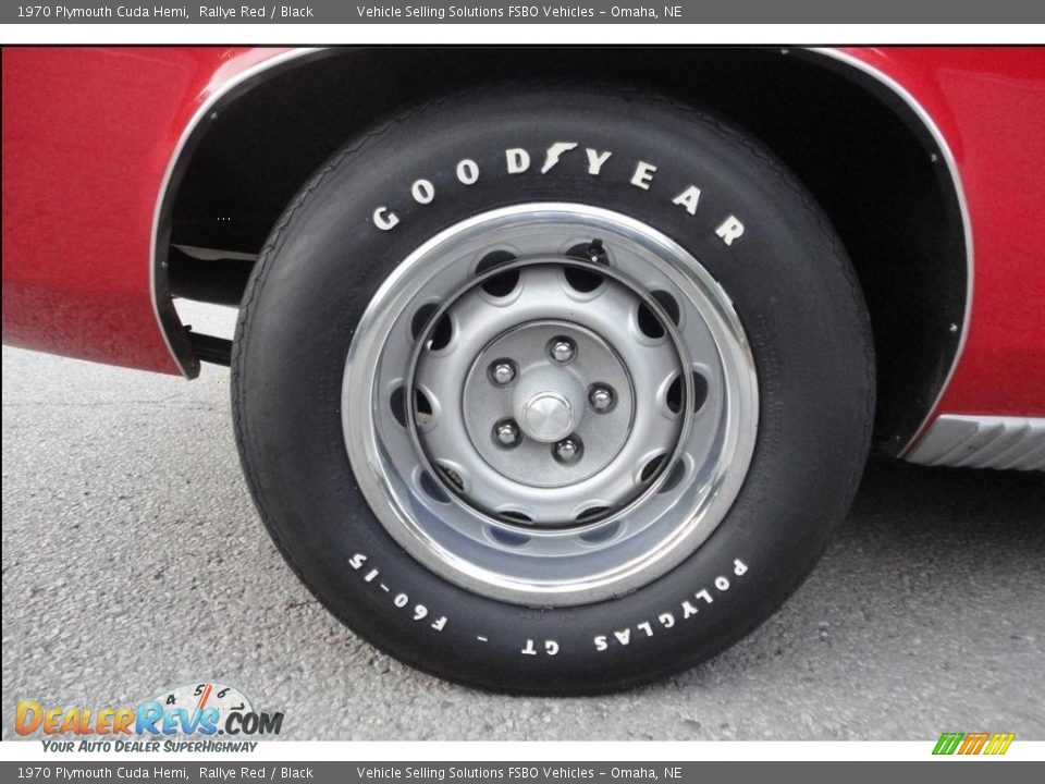 1970 Plymouth Cuda Hemi Rallye Red / Black Photo #22