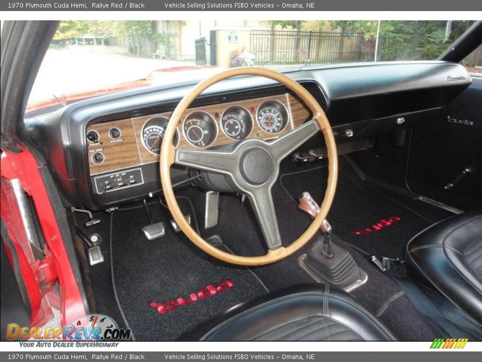 Black Interior - 1970 Plymouth Cuda Hemi Photo #31