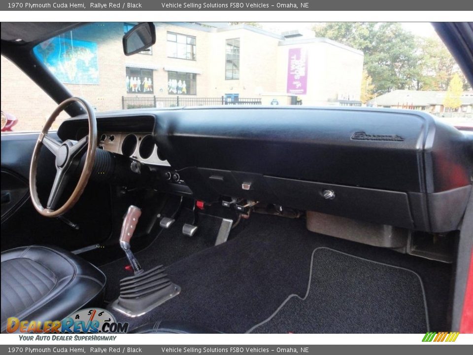 1970 Plymouth Cuda Hemi Rallye Red / Black Photo #32