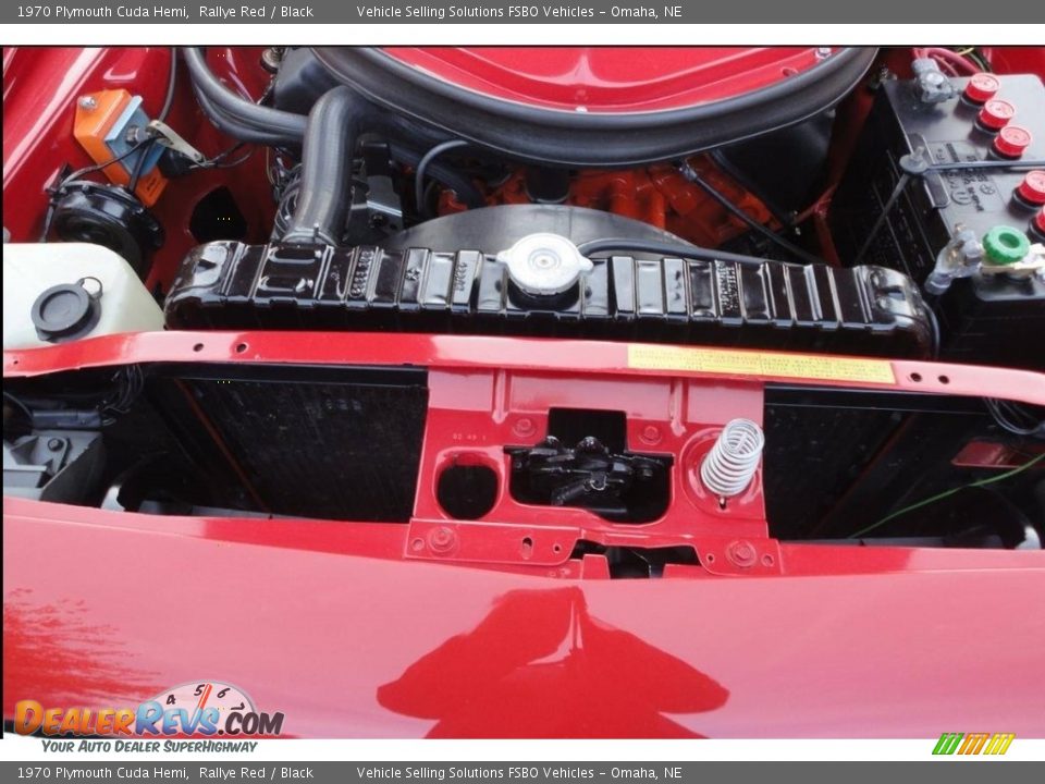 1970 Plymouth Cuda Hemi Rallye Red / Black Photo #34