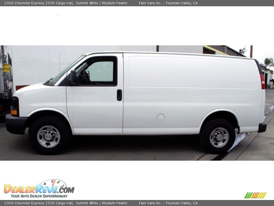 2009 Chevrolet Express 2500 Cargo Van Summit White / Medium Pewter Photo #8