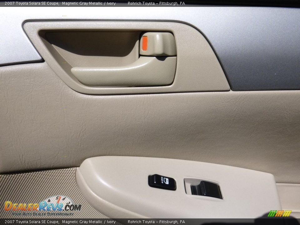 2007 Toyota Solara SE Coupe Magnetic Gray Metallic / Ivory Photo #10