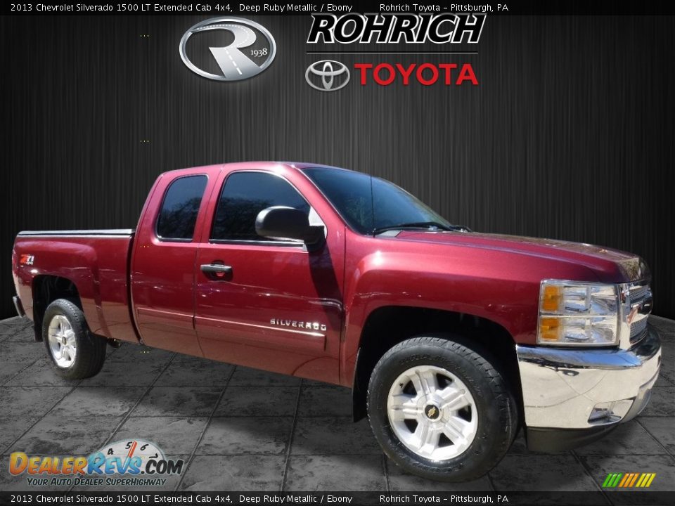 2013 Chevrolet Silverado 1500 LT Extended Cab 4x4 Deep Ruby Metallic / Ebony Photo #1