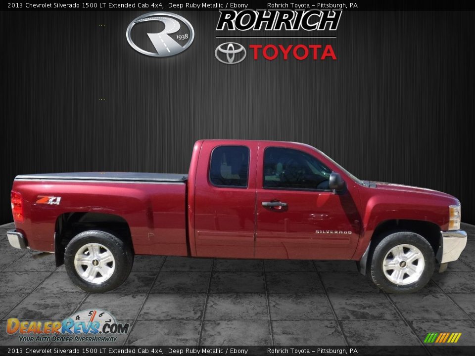 2013 Chevrolet Silverado 1500 LT Extended Cab 4x4 Deep Ruby Metallic / Ebony Photo #2