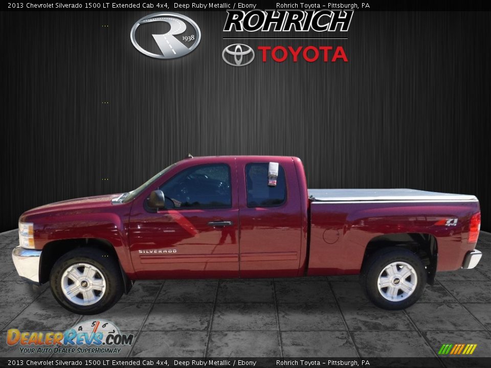 2013 Chevrolet Silverado 1500 LT Extended Cab 4x4 Deep Ruby Metallic / Ebony Photo #4