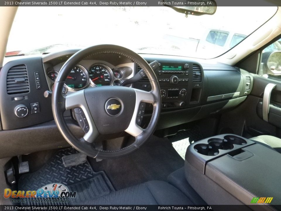 2013 Chevrolet Silverado 1500 LT Extended Cab 4x4 Deep Ruby Metallic / Ebony Photo #7