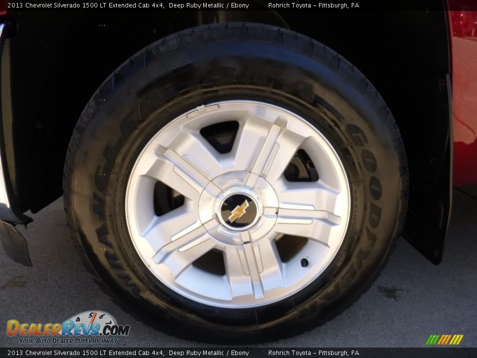 2013 Chevrolet Silverado 1500 LT Extended Cab 4x4 Deep Ruby Metallic / Ebony Photo #16