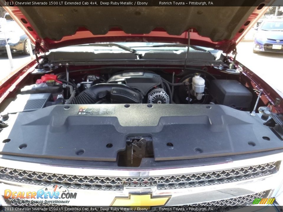 2013 Chevrolet Silverado 1500 LT Extended Cab 4x4 Deep Ruby Metallic / Ebony Photo #17