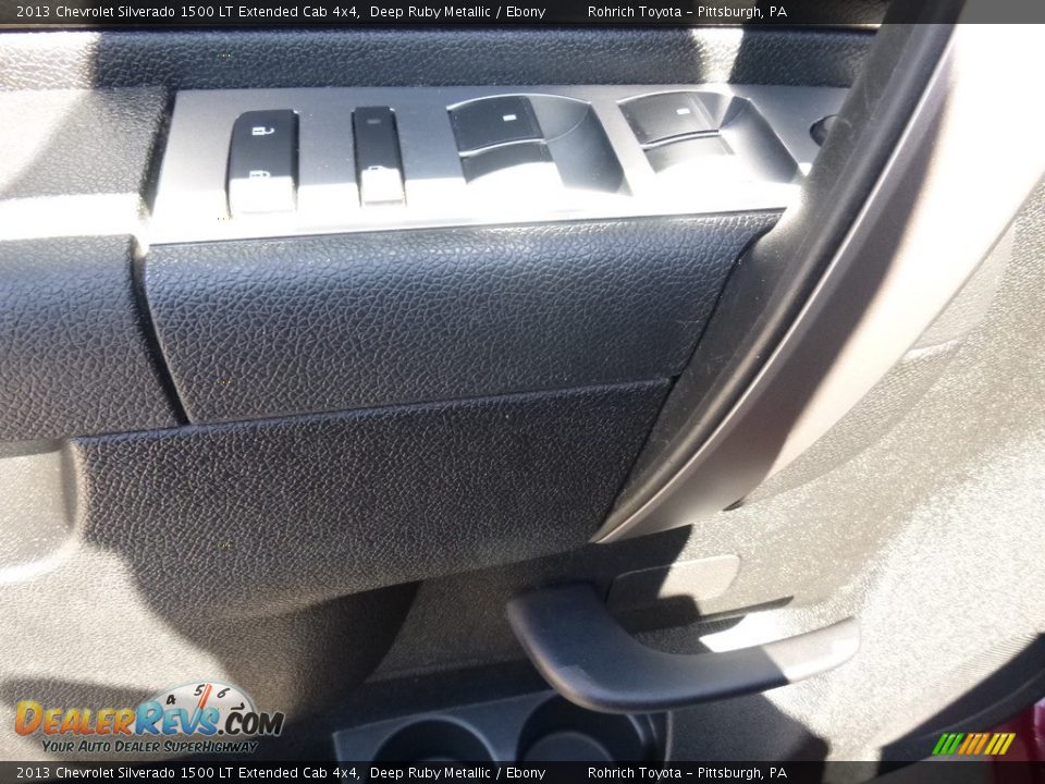 2013 Chevrolet Silverado 1500 LT Extended Cab 4x4 Deep Ruby Metallic / Ebony Photo #18