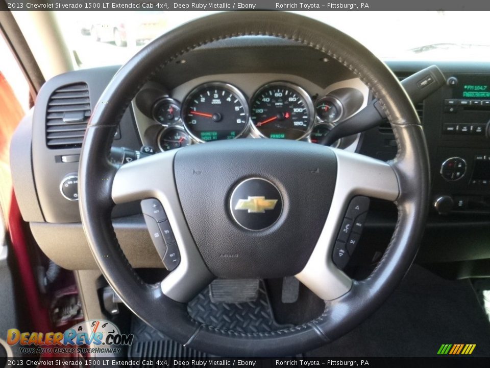 2013 Chevrolet Silverado 1500 LT Extended Cab 4x4 Deep Ruby Metallic / Ebony Photo #20