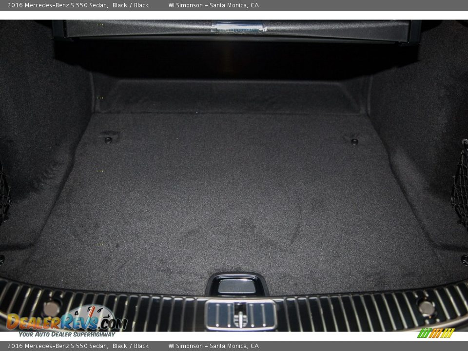 2016 Mercedes-Benz S 550 Sedan Black / Black Photo #5
